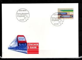 1990 - FDC / Werbemarken - Zürcher S-Bahn