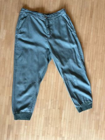 Damen Hose aus Lyocell olivgrün Gr. W32/L26