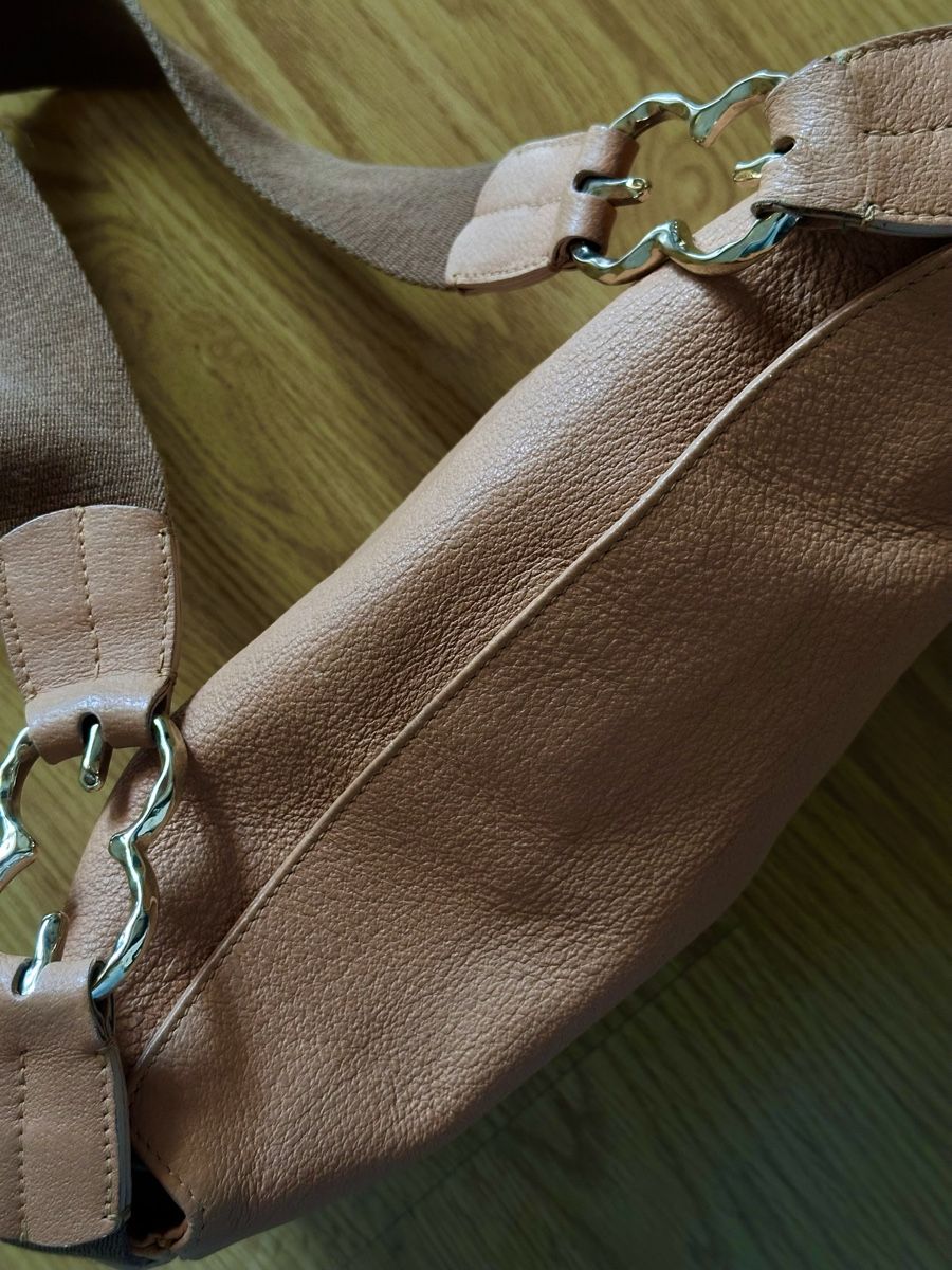 Escada Borse da donna: Escada Schultertasche braun Leder – Usato da Münsingen venduto da Secondhand89 3