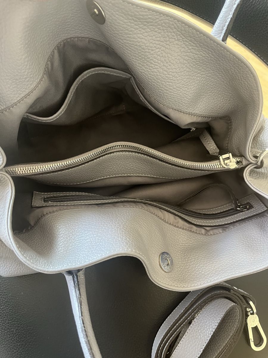 Abro Sacs femmes: Abro Handtasche Leder grau – Neuf (Voir description) à Luzern par CarpeLU 4