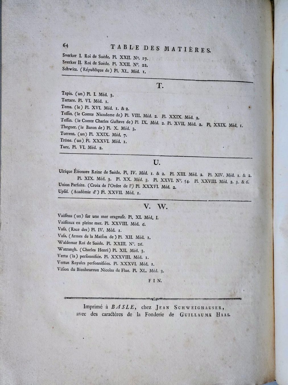 Libri: Oeuvre du Chevalier Hedlinger, Basle 1776 – Usato da Lugano venduto da Numisartes 9