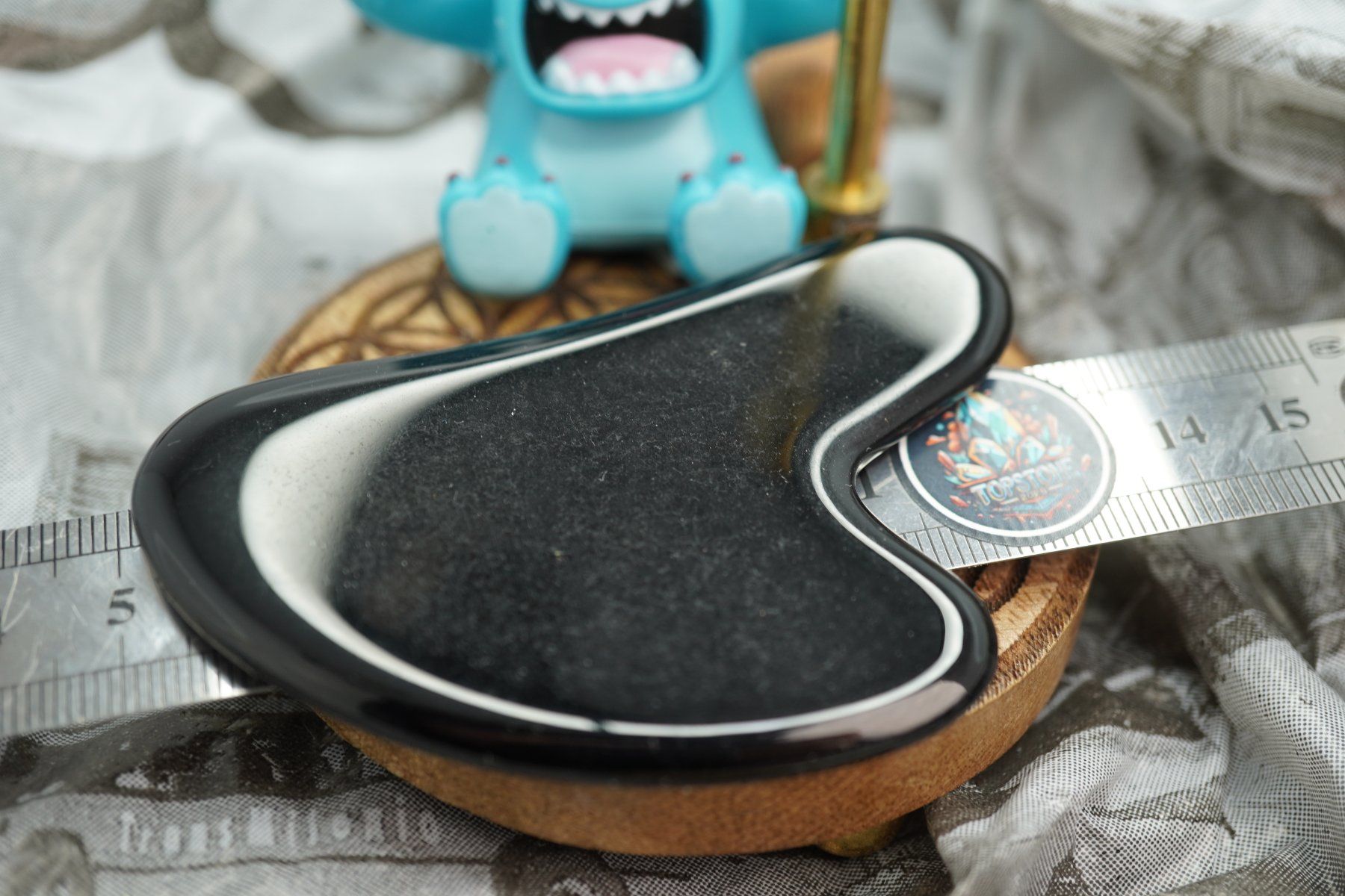 Minéraux & Lithothérapie: Gua Sha Massage-Stein Obsidian     ab 1.- – Neuf avec emballage d'origine à Eschenbach SG par topstone 3