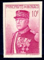 MONACO FÜRST LUDWIG II NATIONALFEIERTAG MARKE AUS BLOCK **