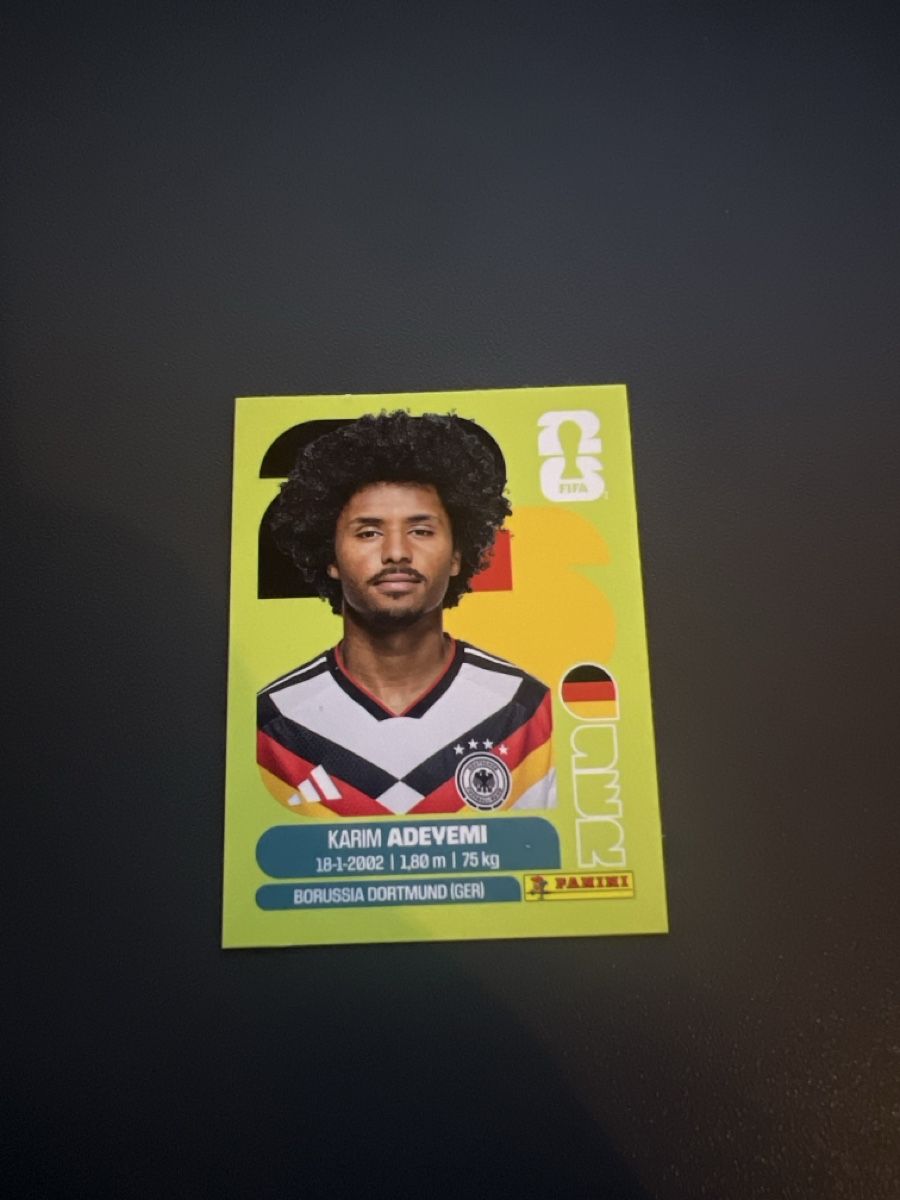 Panini Sammelbilder & Trading cards: Karim Adeyemi GER 19 Panini WM 2026 – Neu (gemäss Beschreibung) aus Möhlin von fl433