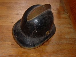 Leder Feuerwehr Helm