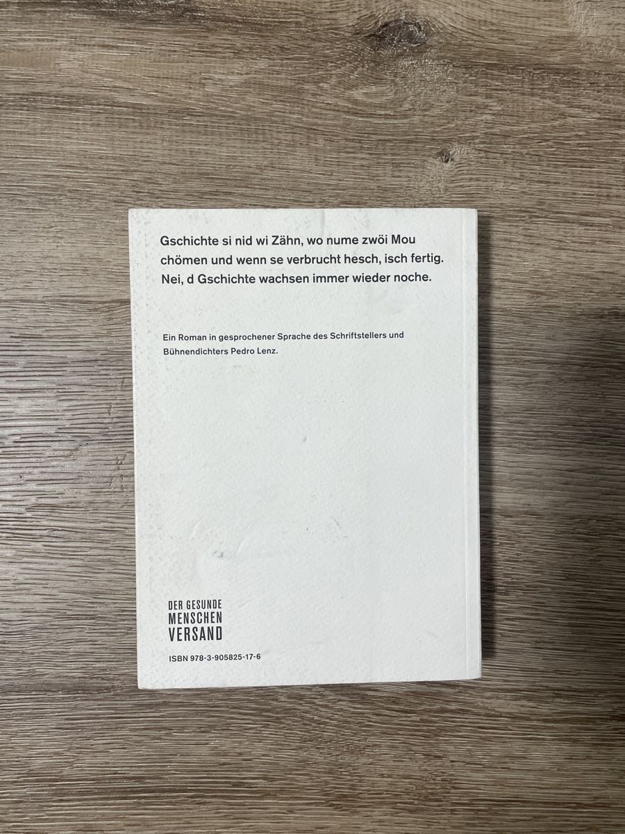 Bücher: Pedro Lenz - Der Goalie bin ig - spoken script, Roman – Gebraucht aus Oensingen von mat_rty9 1