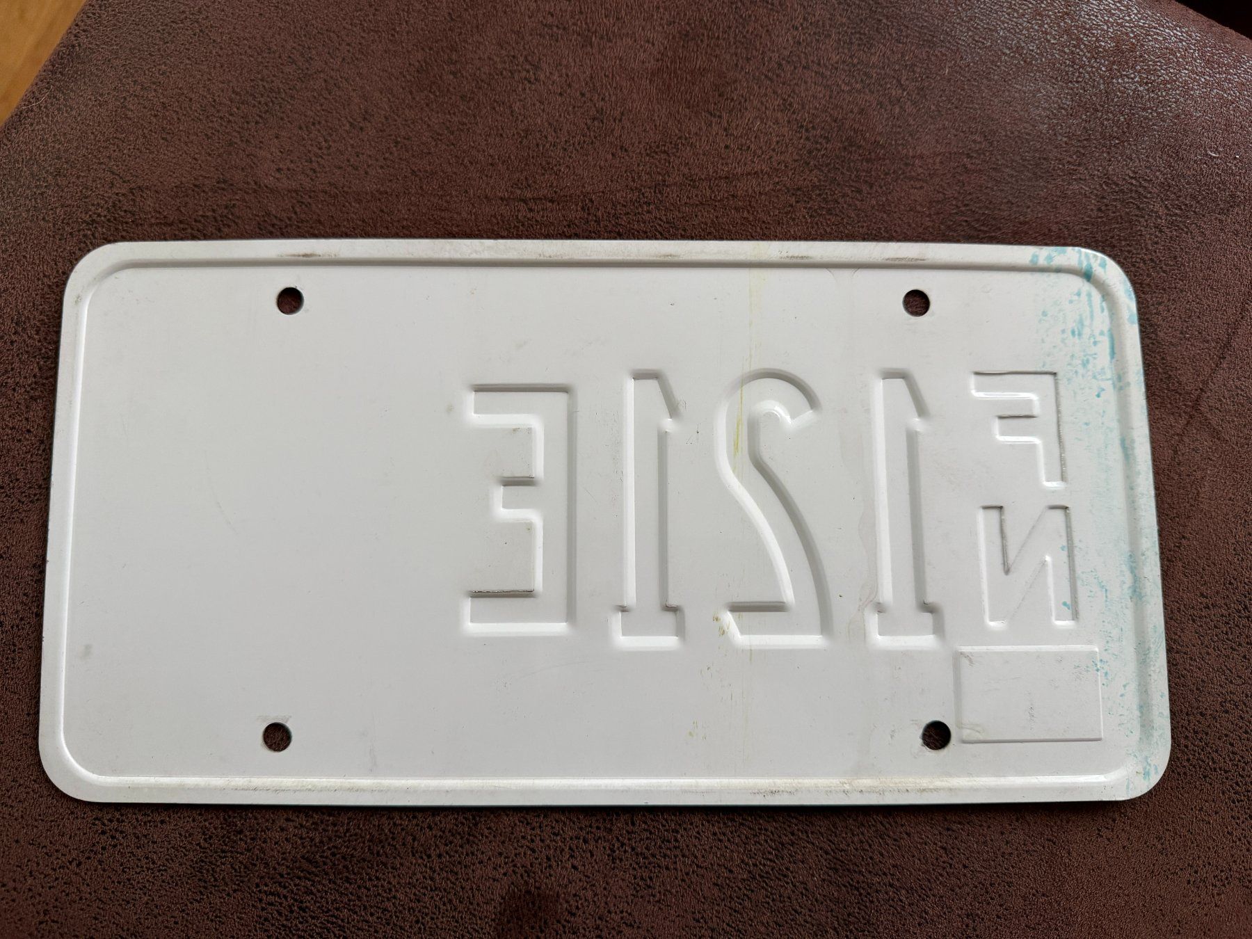 Insegne: PENNSYLVANIA FLAGSHIP NIAGARA NUMMERNSCHILD PLATE – Usato da Kaiseraugst venduto da tombstonemarshal 1