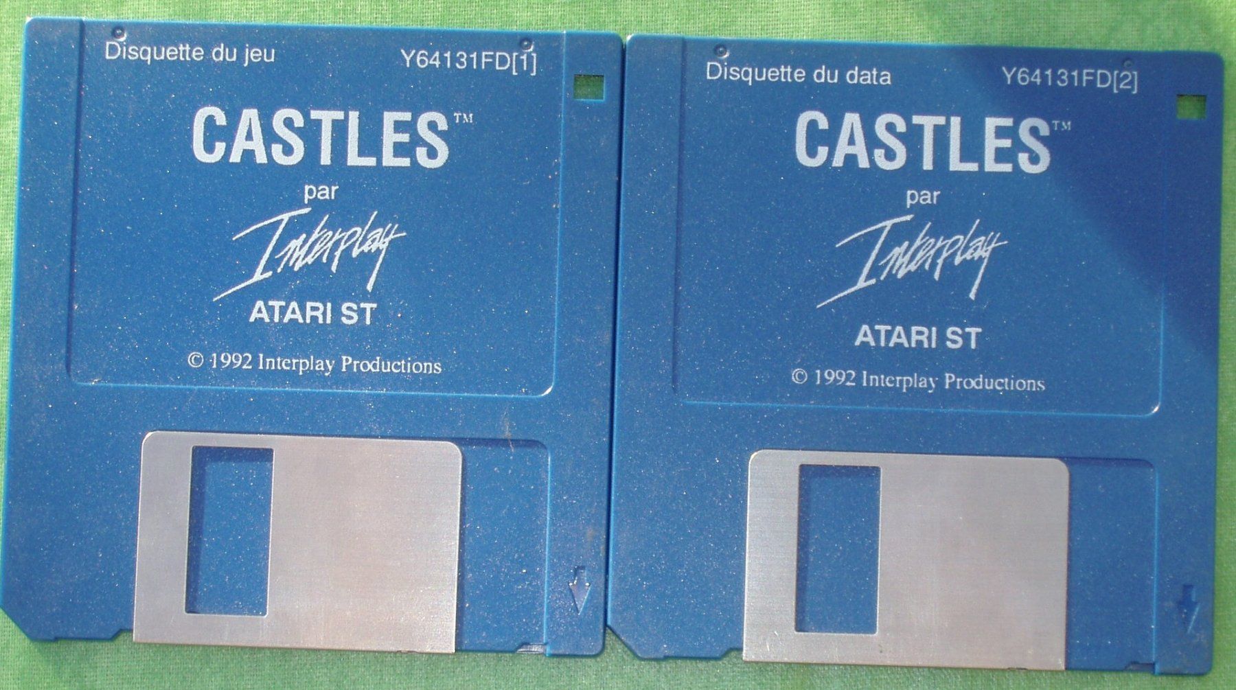 Atari Spiele: Disquettes ATARI castles – Gebraucht aus Boussens von catfood01