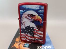 Zippo Mazzi Eagle red box NEW