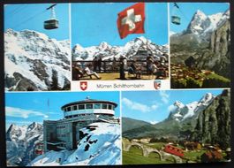 MÜRREN Drahtseilbahn, Luftseilbahn Schilthorn Schilthornbahn