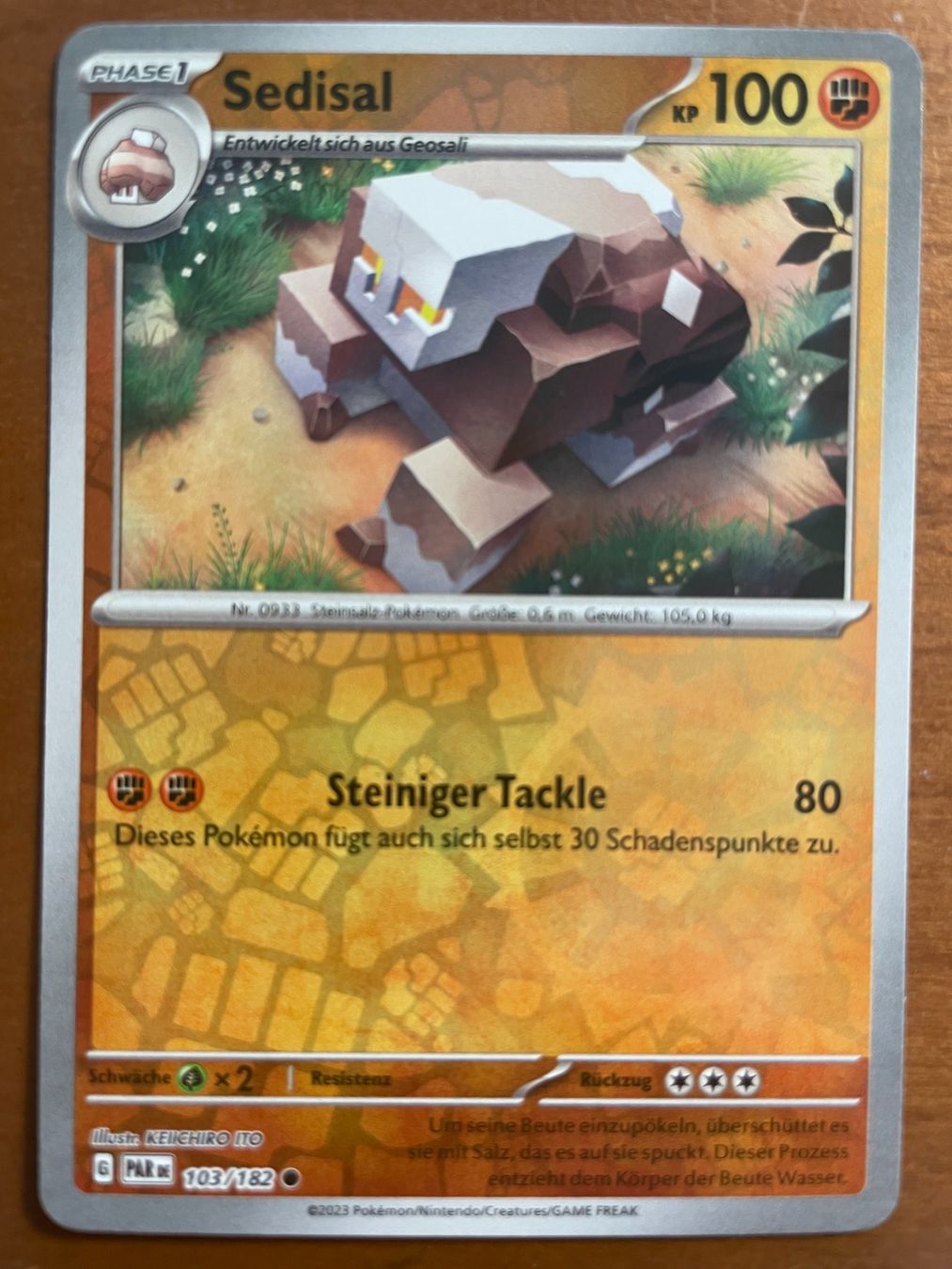Pokémon Carte collezionabili: Pokemon Sedisal Reverse (Versand gratis) – Nuovo (secondo la descrizione) da Chur venduto da Angerson