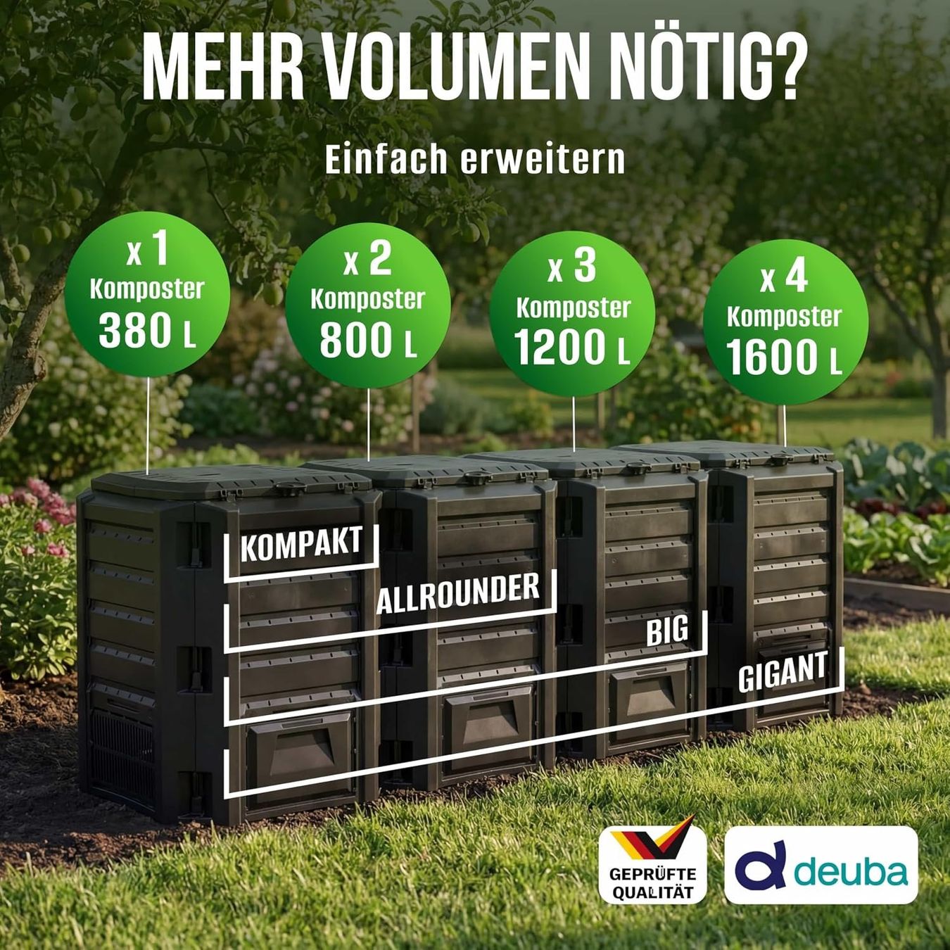 Autres: Komposter 800 L klappbar Gartenkomposter – Neuf avec emballage d'origine à Schaffhausen par lou_w76n 7
