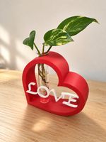Portavaso a forma di cuore “LOVE” – Stampa 3D