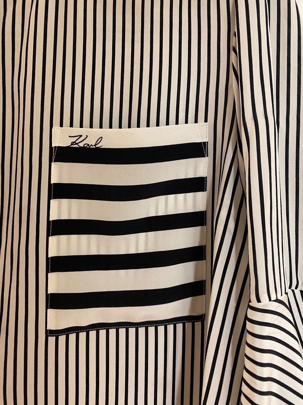 Karl Lagerfeld Vestiti: Karl Lagerfeld Seiden Kleid – Usato da Wetzikon ZH venduto da Deba26 4