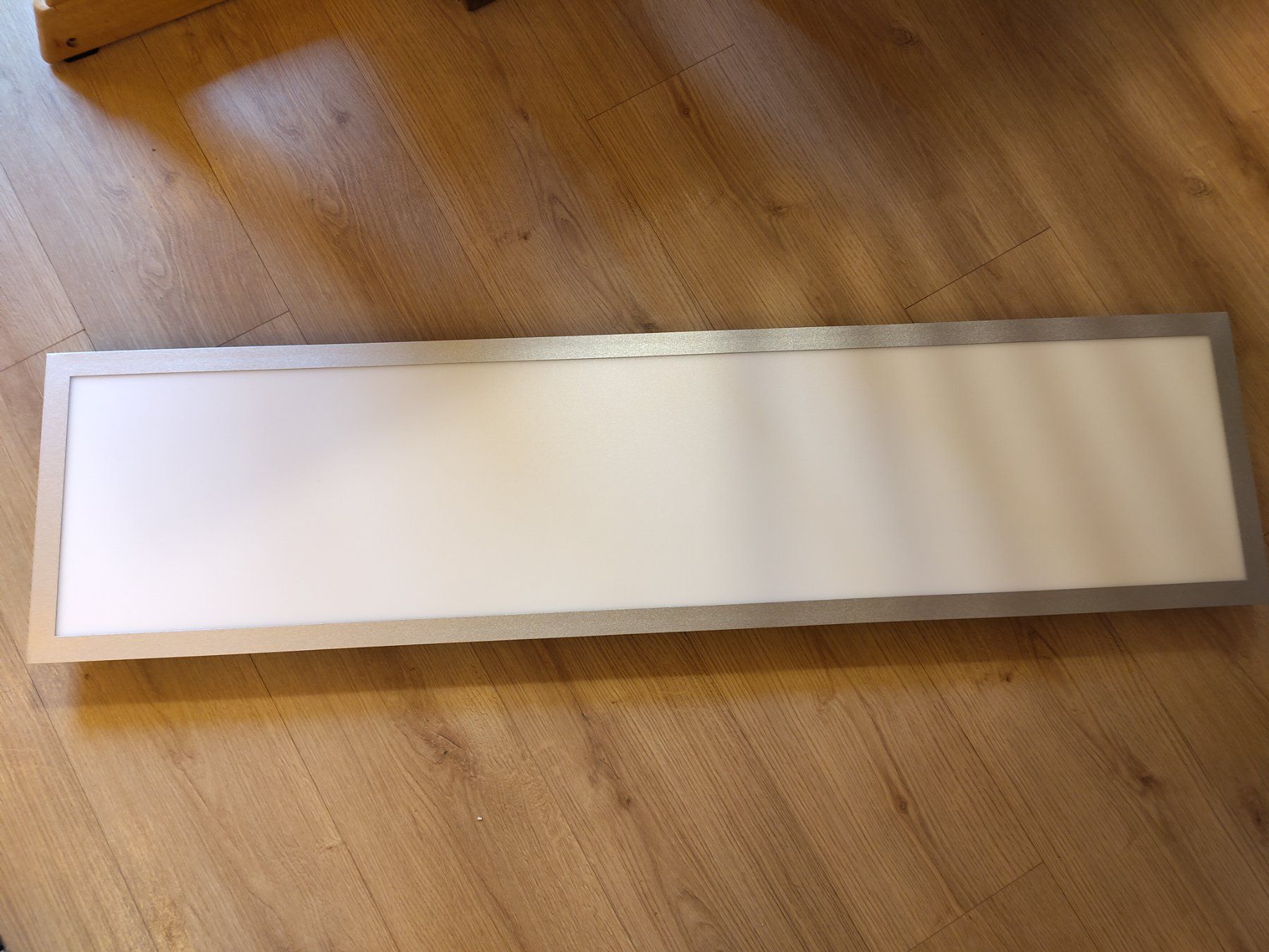 Kronleuchter & Deckenlampen: LED Panel Lindby rechteckig silber – Gebraucht aus Aarberg von tue_p2hs