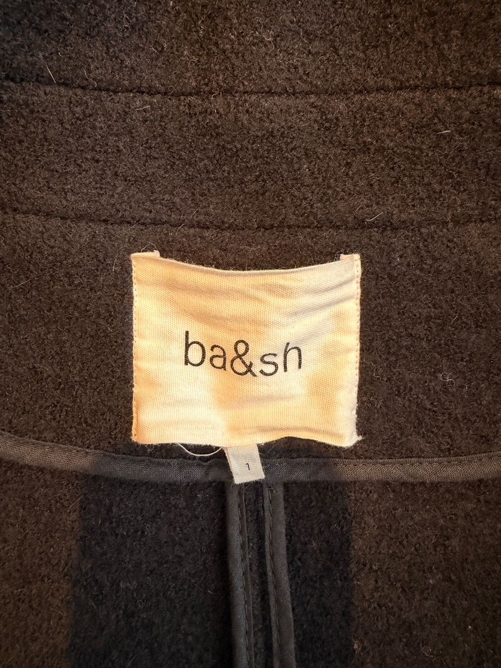 Ba&Sh Cappotti: Black wool long coat Bash – Usato da Pully venduto da sil_m9nm 4