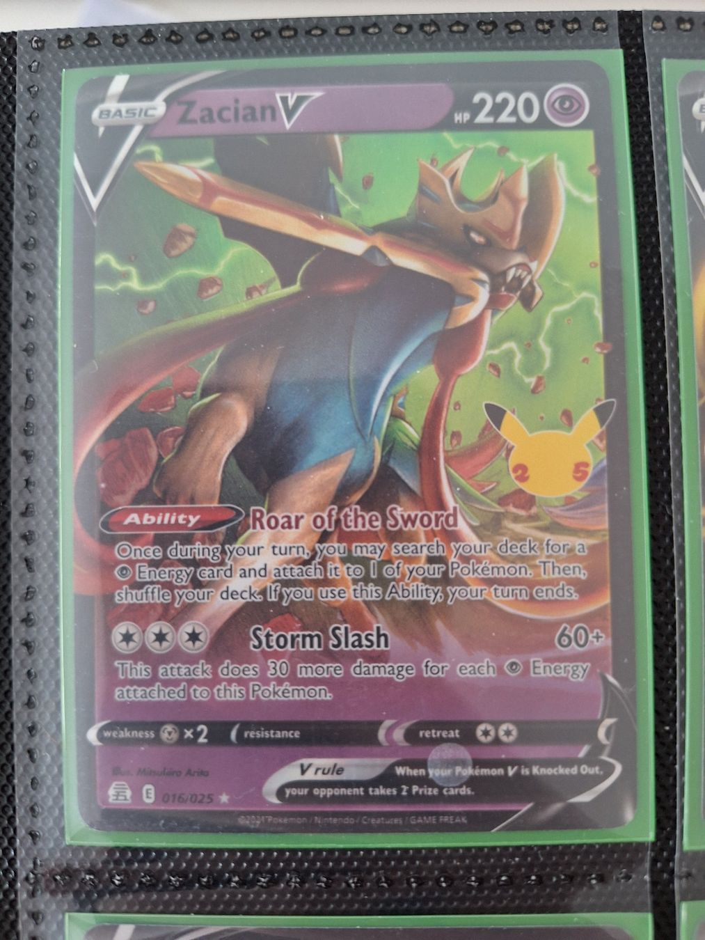 Pokémon Carte collezionabili: Zacian V – Usato da Altstätten SG venduto da GGsGameshop