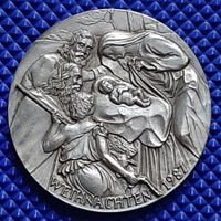 Weihnachten 1987 Liechtenstein Silber