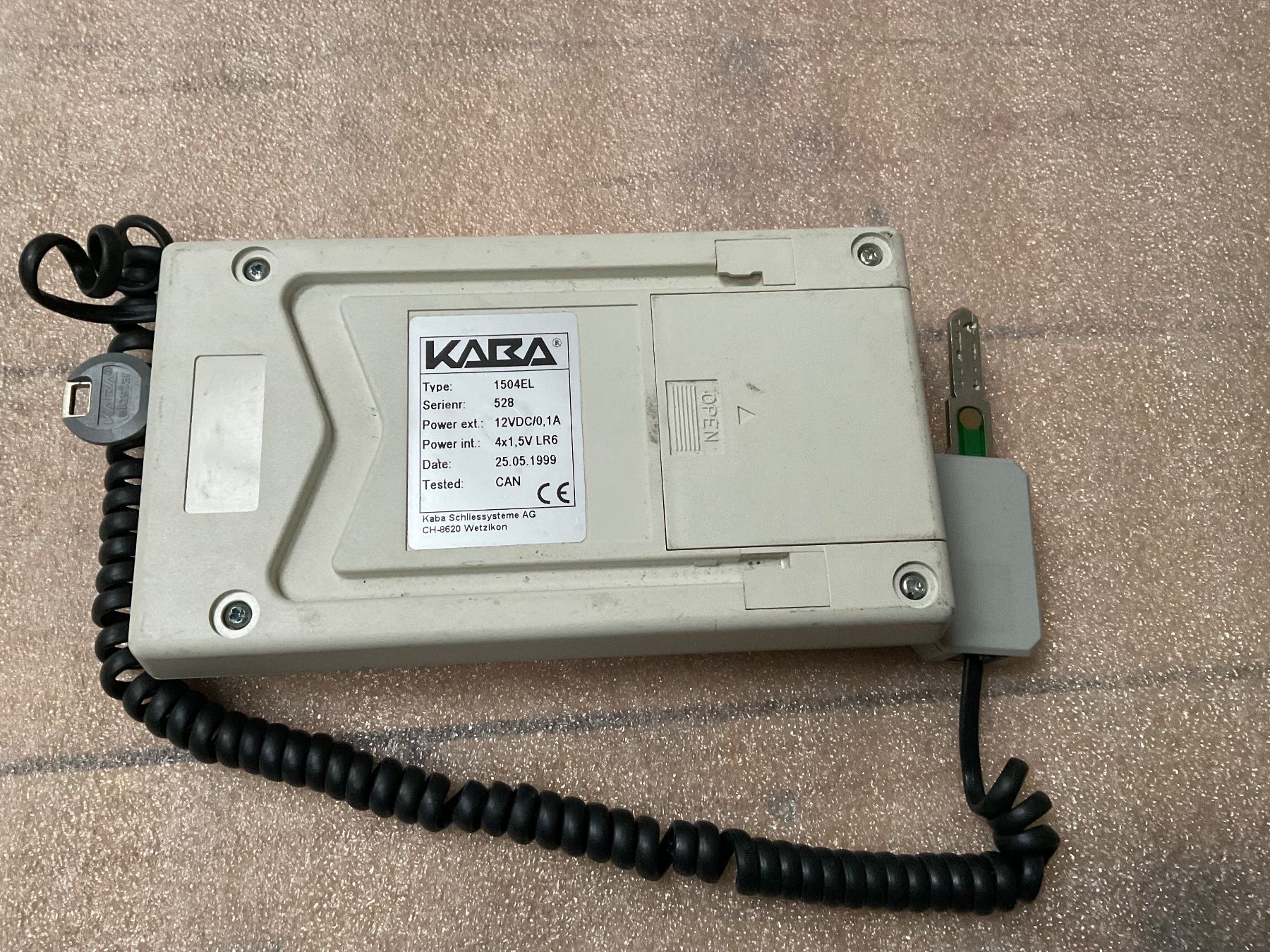 Steuerung: Kaba Schlüssel Programiergerät – Gebraucht aus Altnau von Seemoewe 2