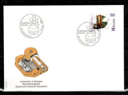 1996 - FDC / Musikdosen und -automaten / Platten-Musikwerk