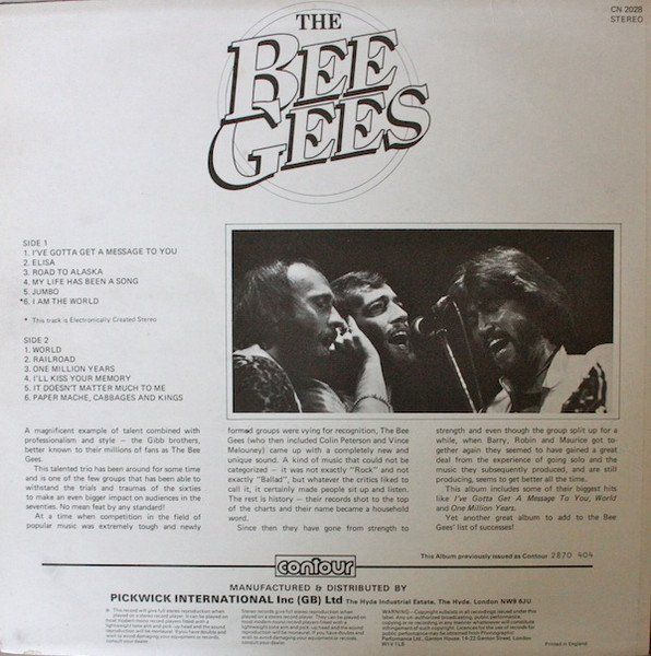 Dischi in vinile: Bee Gees – Nuovo (secondo la descrizione) da Aeschi SO venduto da Stones55 1