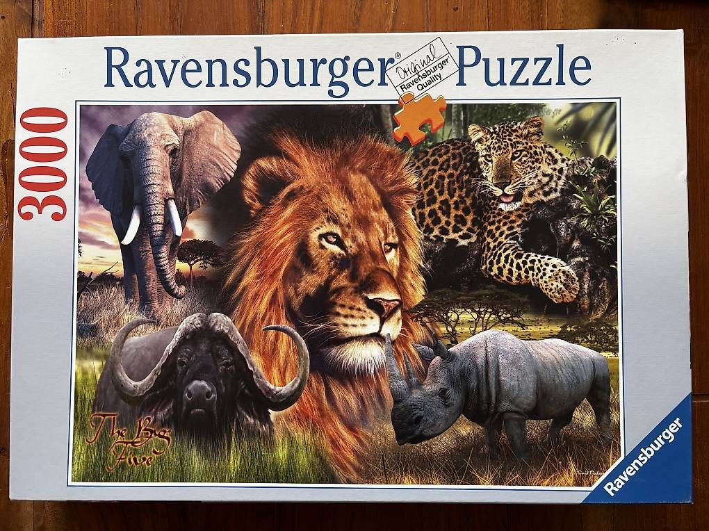 Ravensburger Puzzle: Puzzle Ravensburger The Big Five – Usato da Wettingen venduto da sfdslrf