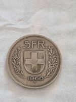 5 Franken Münze1968,  Silber