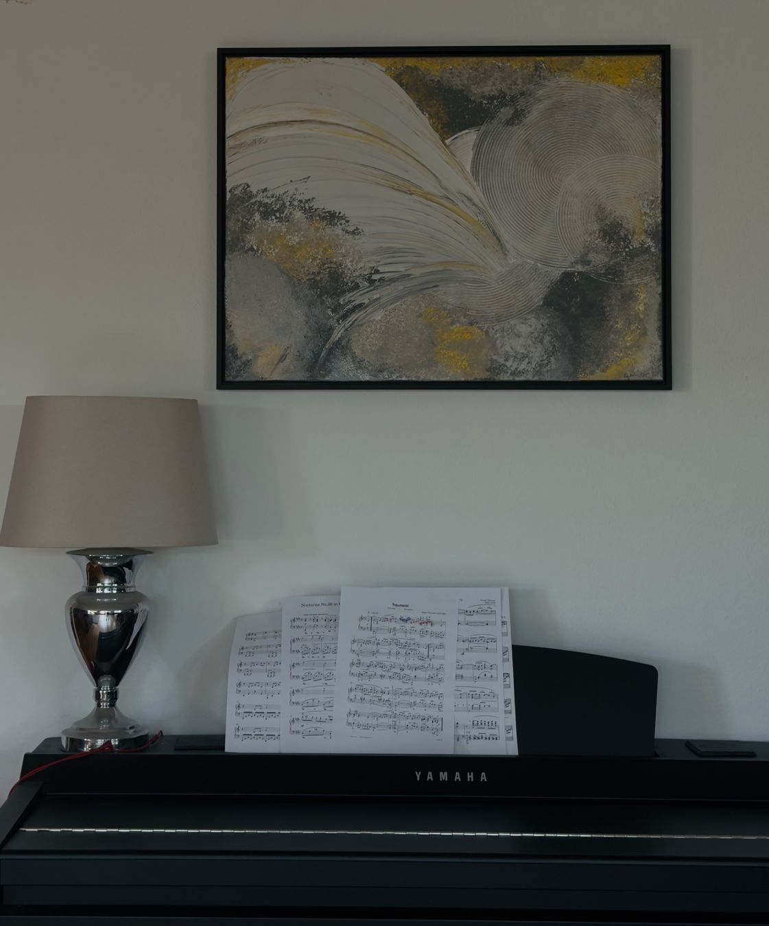 Dipinti: Abstraktes Bild, Leinwand, neu!Acryl und Strukturpaste.60x80 – Nuovo e nell'imballaggio originale da Hochdorf venduto da lan_lp98 1