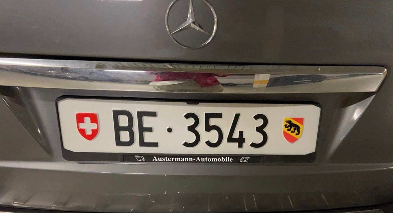 Ecriteaux: BE 3543 Nummernschild – D'occasion à Halten par nim_p26l