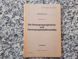 Die Versorgungsregiments- und Versorgungsbataillonsstäbe