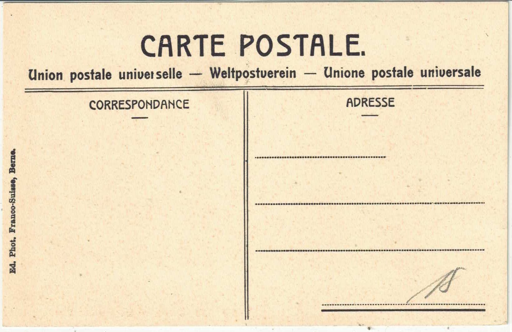 Ansichtskarten: Romont - La grande Rue - animee – Gebraucht aus Ettingen von Kartenplanet 1