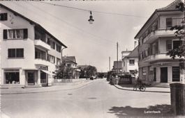 Luterbach SO Ortsansicht Metzgerei  , ca.1940