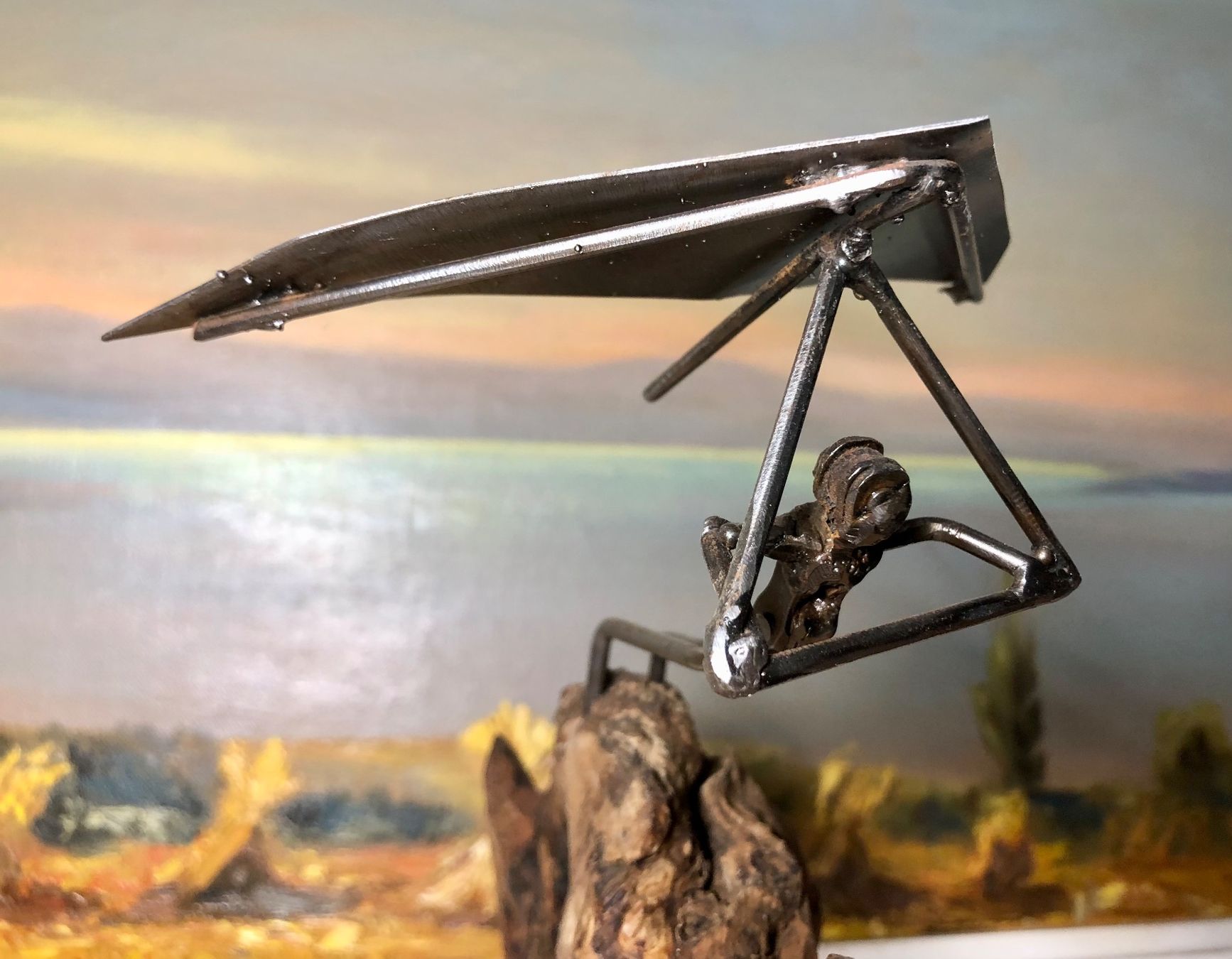 Sculture & Statue: Hangglider Flugdrache Skulptur – Nuovo e nell'imballaggio originale da allschwil venduto da Admin1456 2