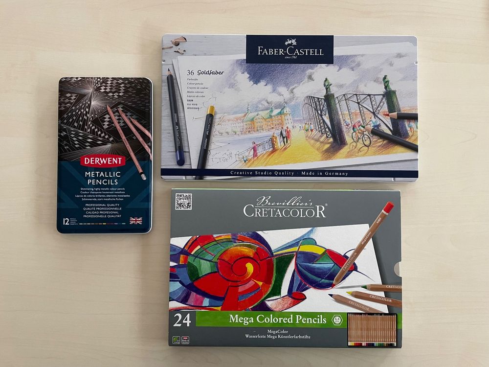 Farbstifte von FaberCastell, Cretacolor und Derwent Kaufen auf Ricardo