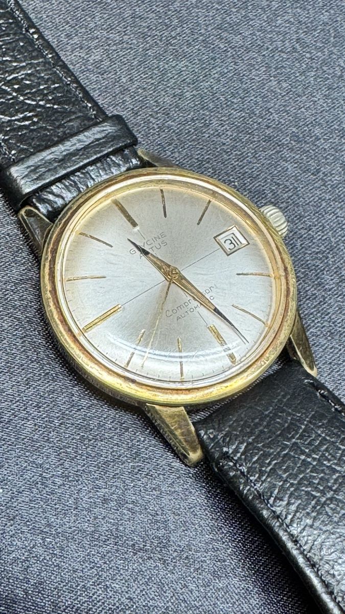 Glycine Orologi: Vintage Glycine Compressor Automatikuhr – Usato da Untersiggenthal venduto da TimeandShine 1