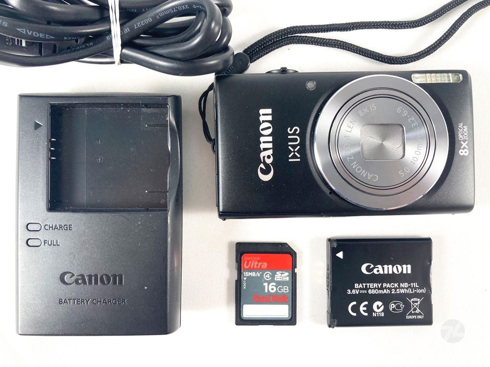 Memory Card Canon Ixus 132 Hd Canon Ixus 132 HD 16MP Digitalkamera