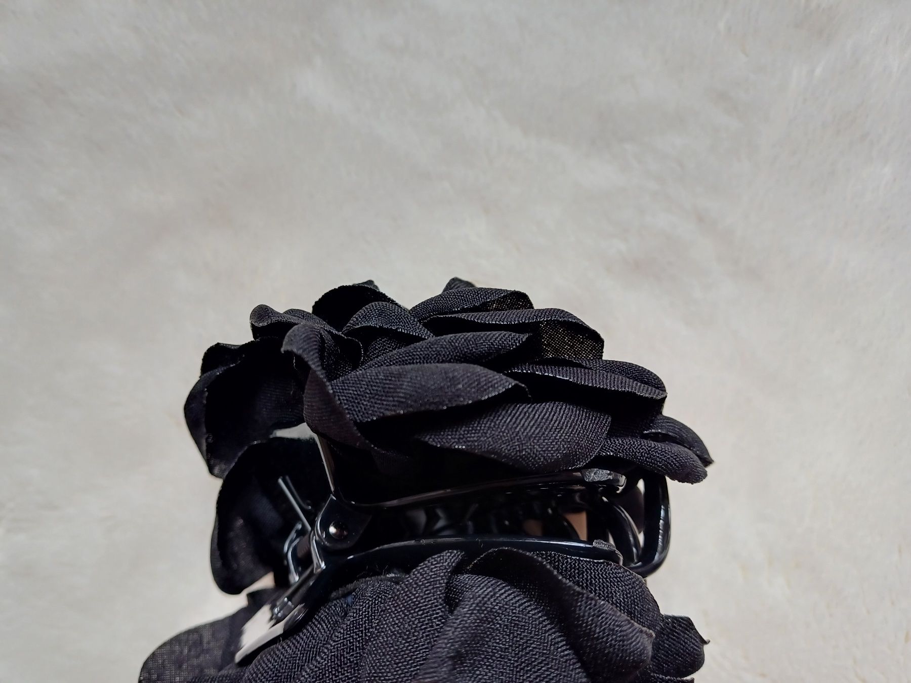 Accessori per capelli: Stoffhaarspange - Schwarze Blume – Nuovo e nell'imballaggio originale da Würenlos venduto da Abracadabra26 4