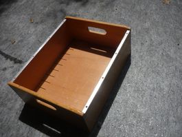 Karteikasten /Holzbox A5 quer mit Griffen,