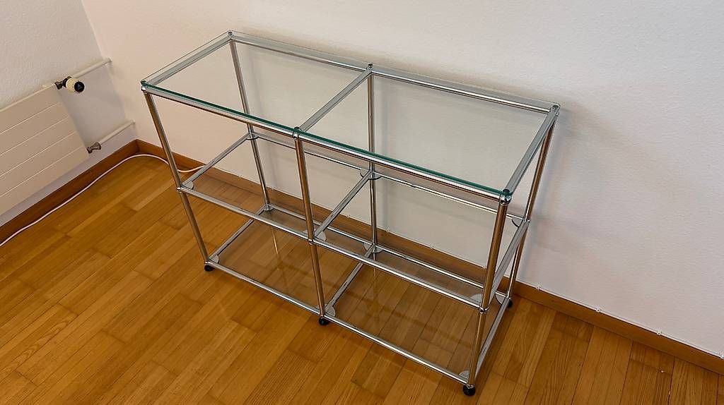 Scaffali: USM Haller Glasregal mit Auflage – Usato da Zug venduto da tho_b78v 2