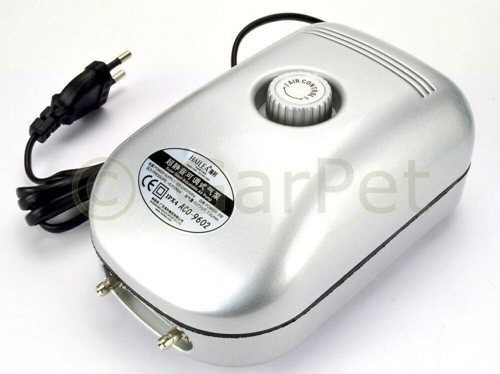 Pumpen: Hailea ACO-9602 Aquarium Teich Luftpumpe – Neu und originalverpackt aus Bottighofen von zaap