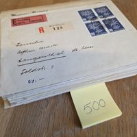 70+ Antike u. Alte gelaufene Briefe u. Karten mit Marken..