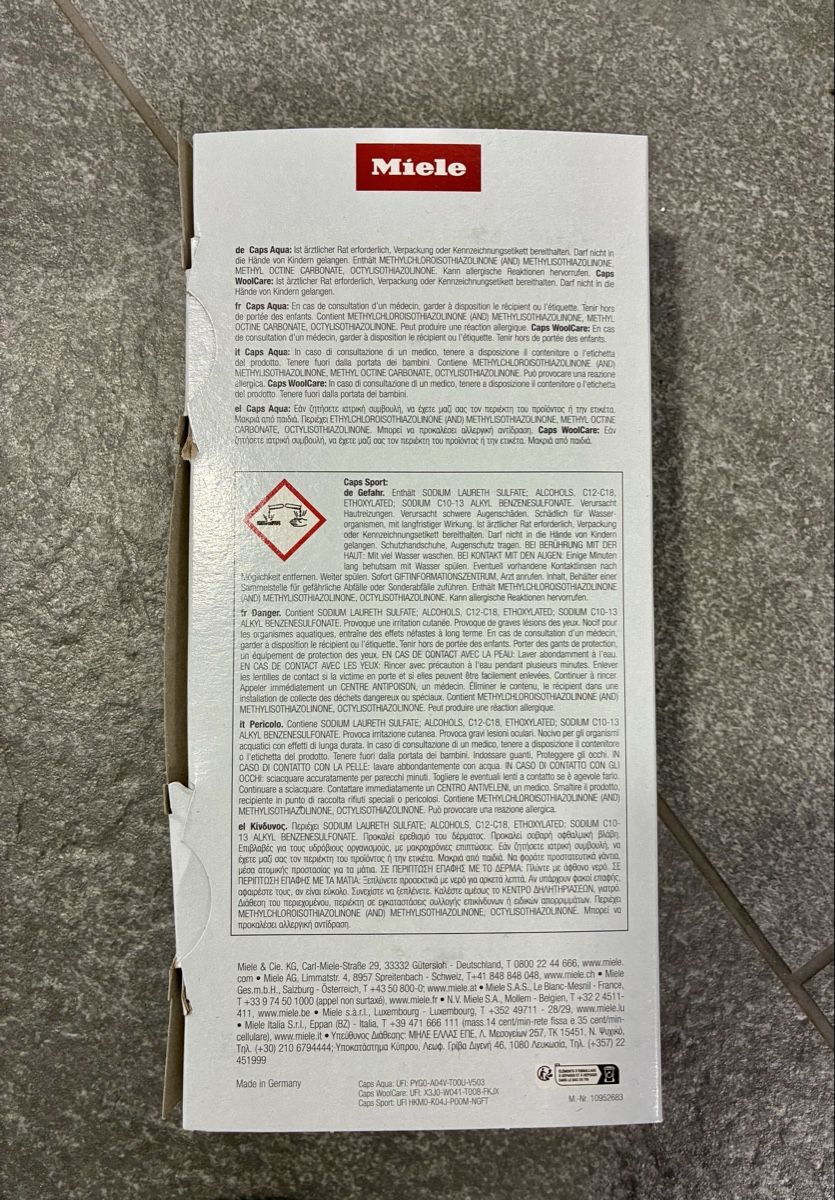 Miele Prodotti di pulizia: Miele UltraPhase 1&2 Waschmittel – Nuovo e nell'imballaggio originale da Marbach LU venduto da Daneeeeeee 4