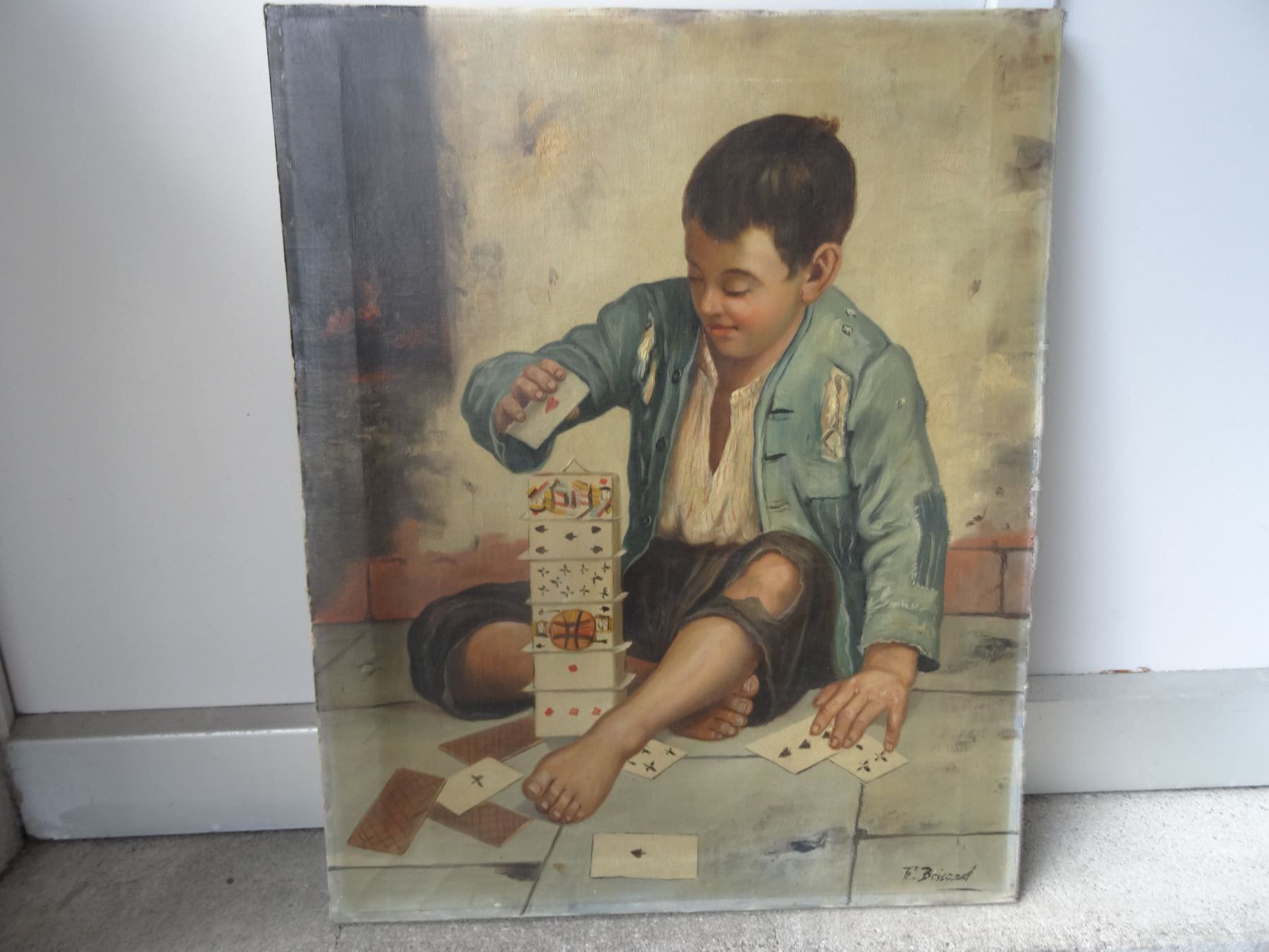 Dipinti: Oel Bild  F. Bricard – Usato da Degersheim venduto da Sonnenbiene55