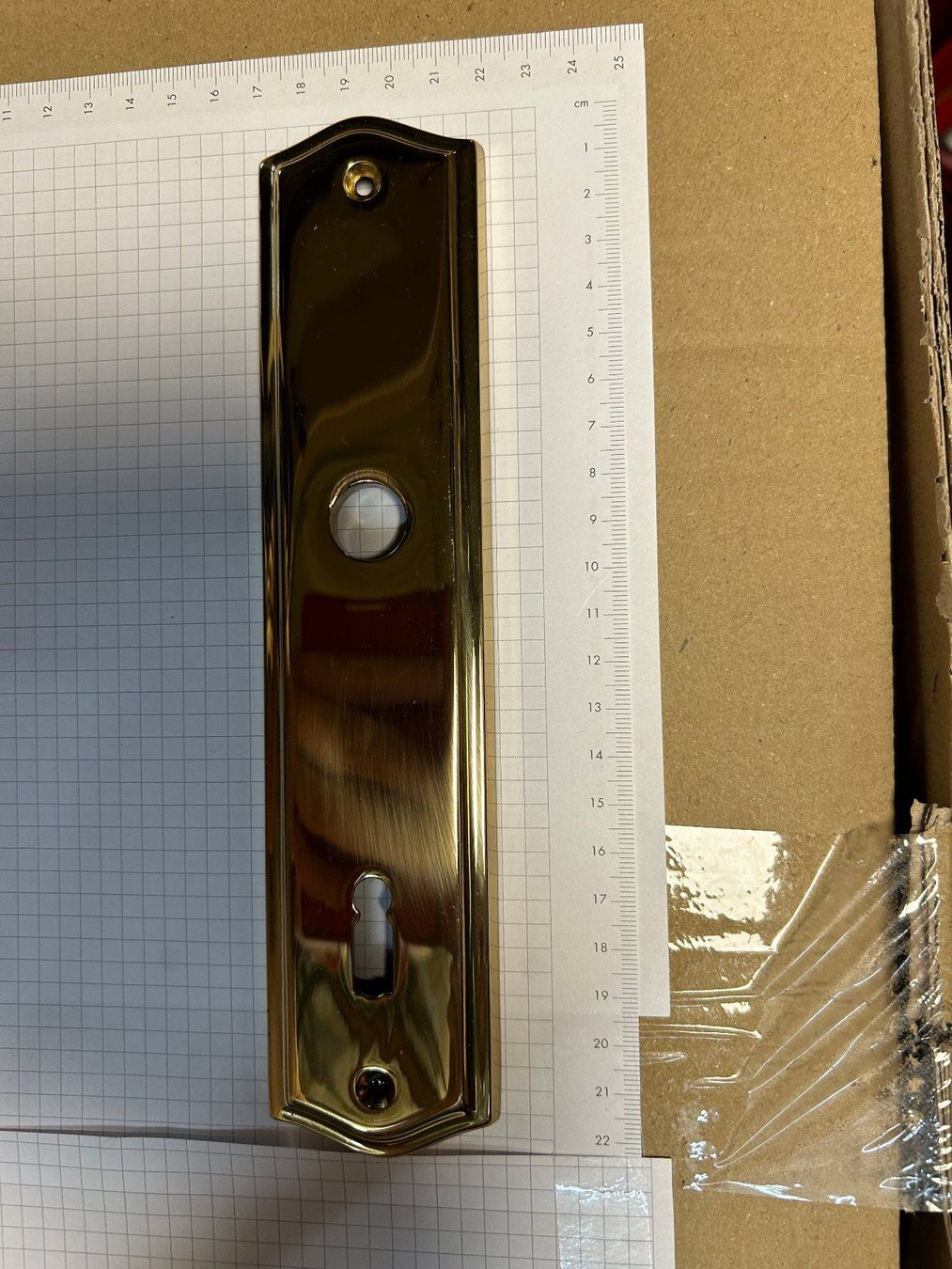 Insegne: Schild, Messing, 225 x 45 mm Breit, 1 Stk. – Nuovo (secondo la descrizione) da hägendorf venduto da hsh4614 3