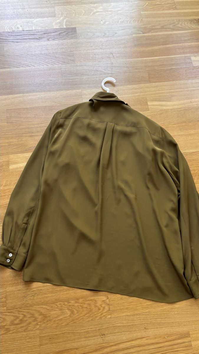Marella Camicette: Marella, Seidenbluse, oliv – Nuovo (secondo la descrizione) da Basel venduto da Defne 2