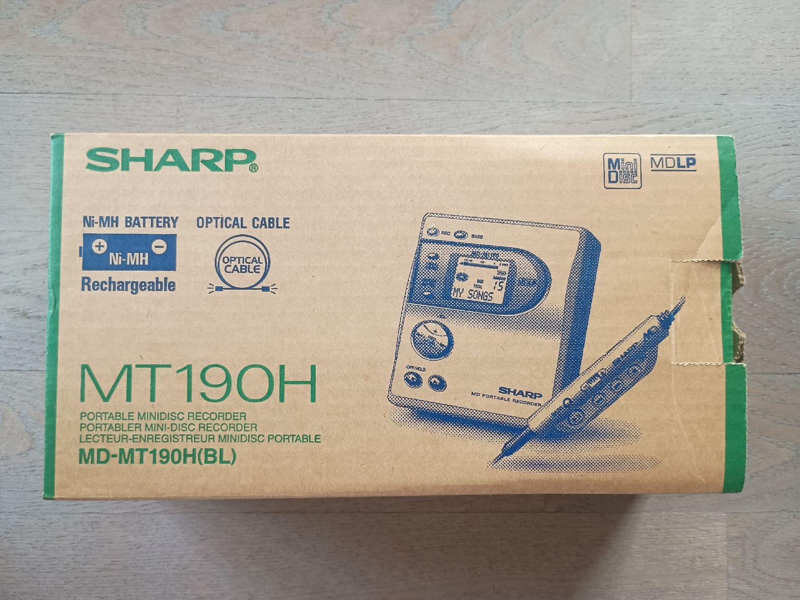 Minidisc: SHARP MD Recorder/Player MT190H – Nuovo (secondo la descrizione) da Kirchlindach venduto da Chantalone