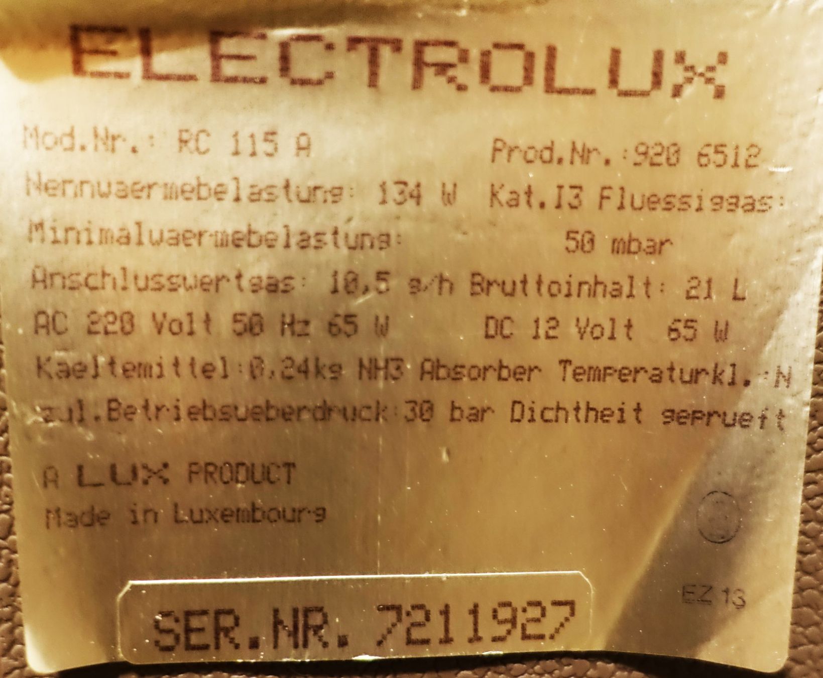 Electrolux Frigoriferi & Refrigeratori: Kühlbox Electrolux – Usato da Abtwil SG venduto da Dixie007 4