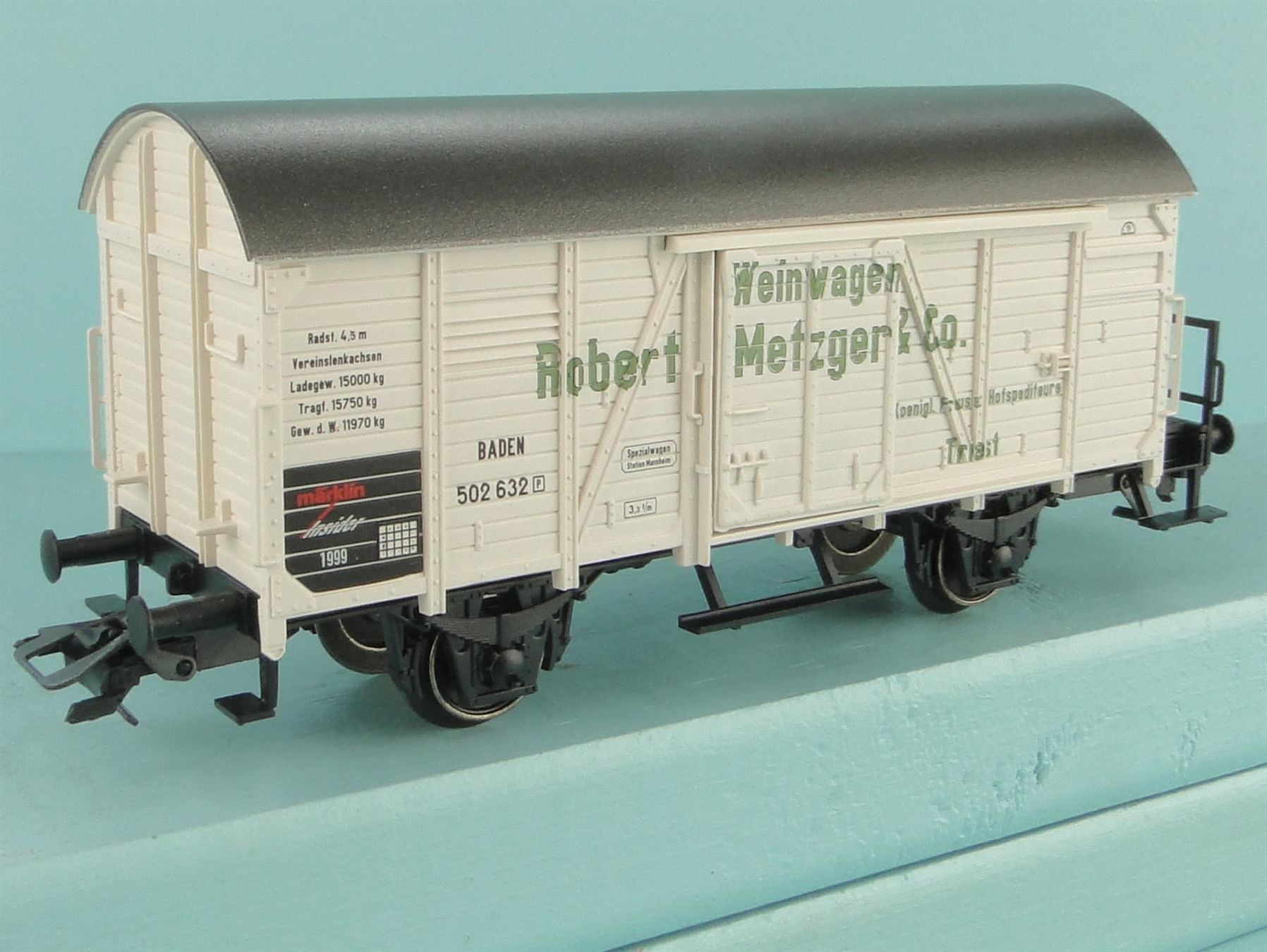 Märklin Modellini di ferrovie: Märklin Insider 1999, neuwertig – Usato da Bülach venduto da cann11 2