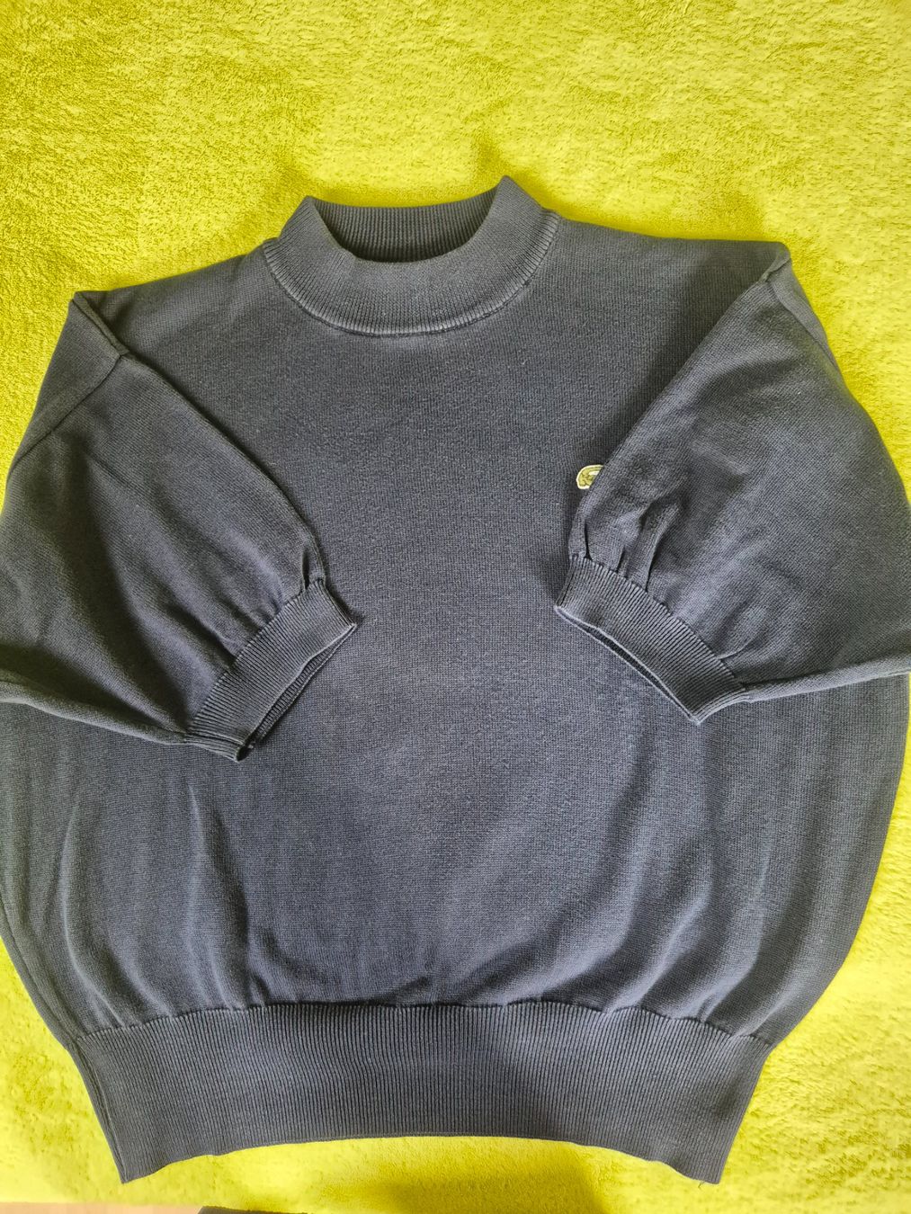 Lacoste Top: Damen Strick-Top Pullöverli Gr. 42, dunkelblau – Usato da Winterberg ZH venduto da Gemini63 1