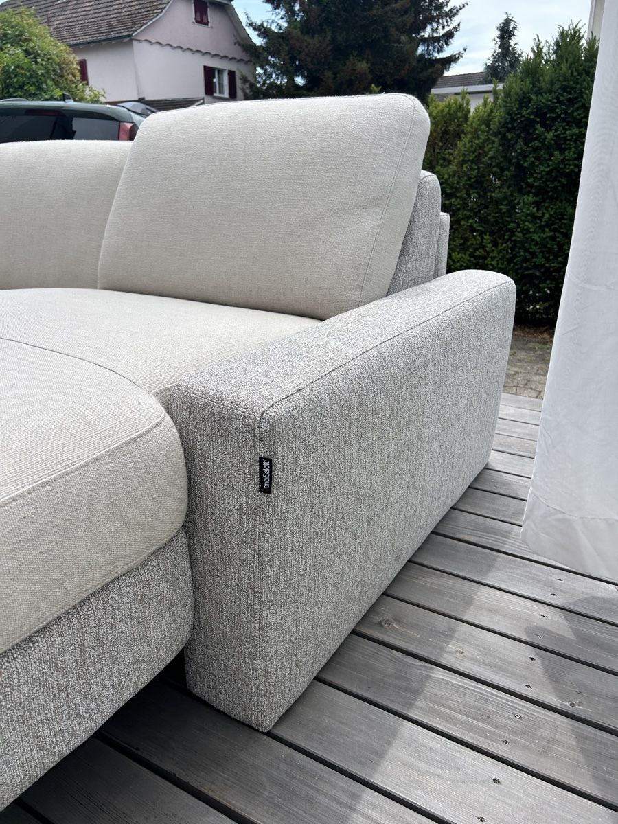 Sofas: Bettsofa hellgrau Stoff, 2-Teilig – D'occasion à Herzogenbuchsee par StephanJaeggi1 2